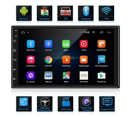Японська Android 2-din магнітола в авто з GPS, WI-Fi, Bluetooth - мініатюра 4