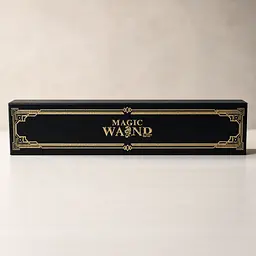 Магічна паличка Чорна Magic Wand — Подарунковий набір з USB-зарядкою й ефектним дизайном, що стріляє вогнем - мініатюра 7