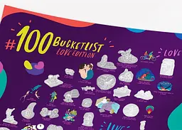 Скретч постер 1DEA.me #100 Bucketlist Для Закоханих LOVE edition (англ.) (13018) - мініатюра 4