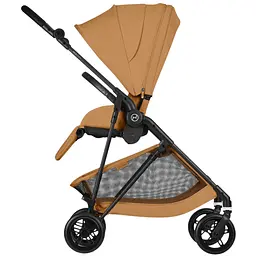Візок Cybex Melio Carbon Cinnamon Yellow з бампером (526000803) - мініатюра 4