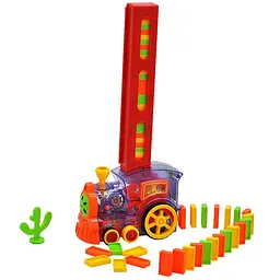 Дитяча іграшка Потяг Доміно на Батарейках Domino Train - мініатюра 4