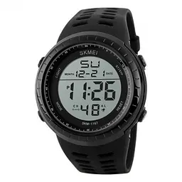 Наручний годинник чоловічий 1167BK Black Skmei acs0030844
