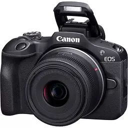 Бездзеркальний фотоапарат Canon EOS R100 Kit RF-S 18-45mm F/4.5-6.3 IS STM (6052C013) [88966] - мініатюра 8