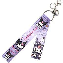 Брелок тканинний Хеллоу Кітті Куромі Hello Kitty Kuromi 10 см