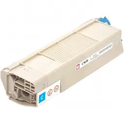 Тонер-картридж BASF OKI C5650/5750 Cyan 43872307/43872323 (KT-C5650C) - мініатюра 3