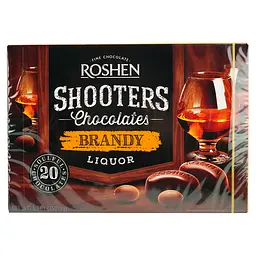 Цукерки Roshen Shooters з бренді-лікером 150 г (715855)