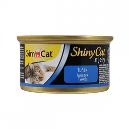 Вологий корм для кішок GimCat Shiny Cat 70 г (тунець)