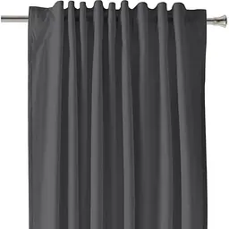 Штори на кухню та в кімнату Cosas Shadow 180х250 см 2 шт антрацит (Curtains_Graphite_180x250) - мініатюра 2