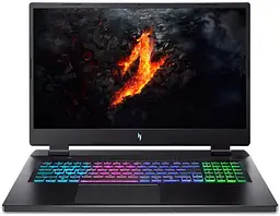 Ноутбук Acer Nitro 17 AN17-42 17.3' FHD IPS, AMD R7-8845HS, 16GB, F1TB, NVD4050-6, Lin, чорний (NH.QSEEU.002)