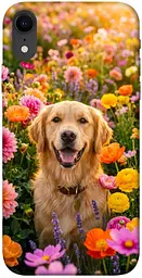 TPU чохол Demsky Flowery labrador для Apple iPhone XR (6.1")