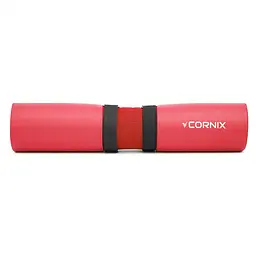 Накладка (бампер) на гриф Cornix Barbell Pad XR-0211 Red - мініатюра 2