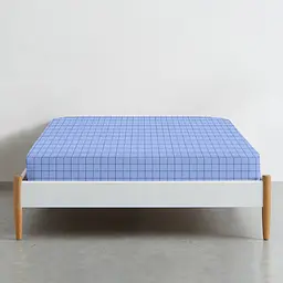 Простирадло Cosas на резинці 120х200 blue geometry, блакитний (CellAshblue-6439_120x200x20) - мініатюра 2