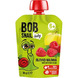 Набір фруктового пюре Bob Snail з різними смаками 900 г (90 г x 10 шт.) - мініатюра 6