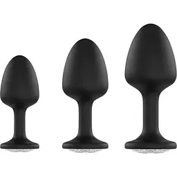 Анальна пробка Dorcel Geisha Plug Diamond L із кулькою всередині створює вібрації діаметр 4 см - мініатюра 5
