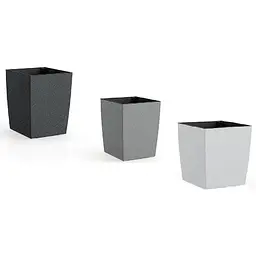 Вазон Plastkon Eliot Stone 30x30 см білий - мініатюра 4