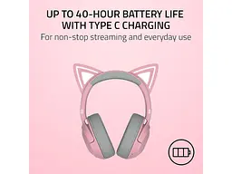 Навушники з мікрофоном Razer Kraken Kitty V2 BT Quartz (RZ04-04860100-R3M1) - мініатюра 8
