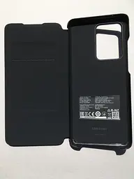 Чохол-книжка Smart LED Wallet View Cover EF-NG988PBEGRU для Samsung Galaxy S20 Ultra (6.9") Чорний - мініатюра 5
