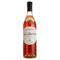 Арманьяк Veuve J.Goudoulin Bas Armagnac 1981 40% 0.7 л у подарунковій коробці - мініатюра 2