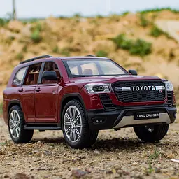 Колекційна металева модель автомобіля АвтоЕксперт Toyota Land Cruiser 300 GR Sport з інерцією, світлом та звуком 1:24 - мініатюра 2