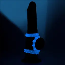 Набір ерекційних кілець Lumino Play Penis Ring білий - мініатюра 9