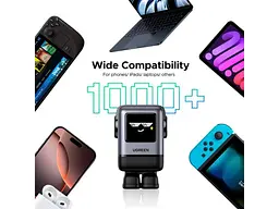 Мережевий зарядний пристрій UGREEN Uno RG Display Gan Charger 100 W X688 (45515B) - мініатюра 7