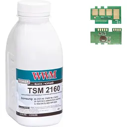Тонер Samsung SL-M2020/2070/D111S, 45 г + чип 2K чорний WWM (TCD111)