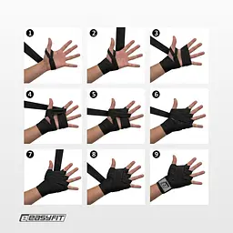 Бинти для боксу EasyFit Classic Wrap 3 м - мініатюра 6