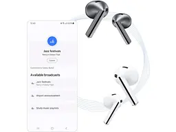 Навушники TWS Samsung Galaxy Buds3 Silver (SM-R530NZAA) - мініатюра 11