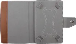 Чохол-книжка TOTO Book Cover button Universal 7" Brown - мініатюра 3
