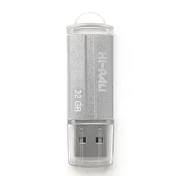 Флеш накопичувач USB 32Gb Hi-Rali Corsair, сріблястий, USB 2.0 (HI-32GBCORSL)