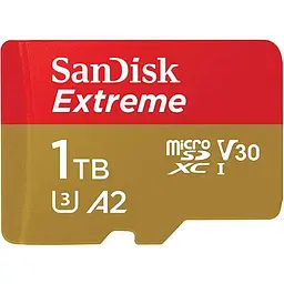 Карта пам'яті SanDisk 1 TB microSDXC Extreme UHS-I U3 V30 A2 [SDSQXAV-1T00-GN6MN] [80276]