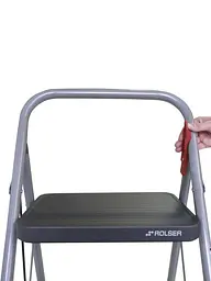 Драбина Rolser Taburete M/11 UNE 3 щаблі Antracita (MET004-1021) - мініатюра 2