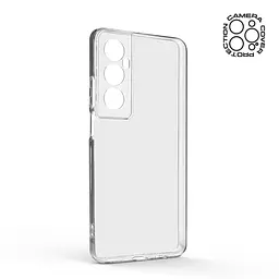 Прозрачный чехол для Realme C65 4G с защитой камеры, тонкий, силиконовый, бесцветный, ударопрочный, противоударный бампер с закрытой камерой, ArmorStandart (ARM77894) - мініатюра 2