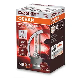 Ксеноновая лампа OSRAM 66240XNN Night Breaker Laser +200% D2S 85V 35W P32d-2 XENARC - мініатюра 2