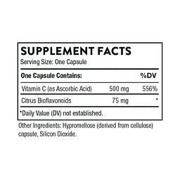 Вітамін C з біофлавоноїдами Vitamin C with Flavonoids - 90 caps - мініатюра 2