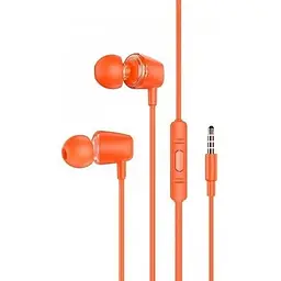 Навушники з мікрофоном Hoco M107 Discoverer універсальні earphones with mic білі 6931474794560 - мініатюра 5