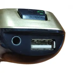 Автомобільний FM трансмітер модулятор золотистий блютуз H20 Bluetooth MP3 - мініатюра 5
