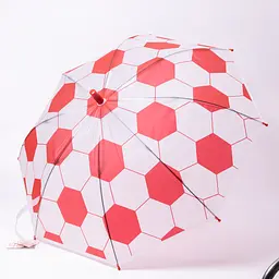 Дитяча парасоля-тростина напівавтомат складна 82 см, червоний Yiwu HP-23-9R - мініатюра 2