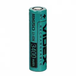 Акумулятор Videx Li-ion 18650 3400mAh 3,7V (без захисту) - мініатюра 4