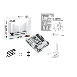 Материнcька плата TUF GAMING B850M-PLUS WIFI7 W sAM5 B850 4xDDR5 M.2 HDMI DP Wi-Fi BT mATX біли Asus teh0018981 - мініатюра 3