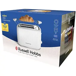 Тостер Russell Hobbs Eden 800 Вт білий (27370-56) - мініатюра 2