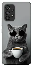 Чохол Demsky Grey cat coffee для Samsung Galaxy A53 5G