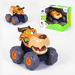 Машинка 3151 B Hola Тигр інерція, відкриває рота, в коробці - мініатюра 3