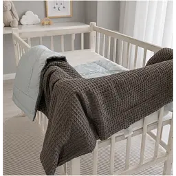 Плед дитячий MirSon Poplin Waffle Sleeping animals 110х140 см (2200013892489) - мініатюра 6