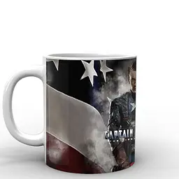 Кухоль GeekLand Captain America прапор у димці CA.02.012 330 мл білий - мініатюра 2