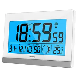 Годинник настільний Technoline WS8056 White/Silver (WS8056) - мініатюра 1