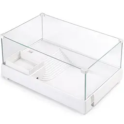 Тераріум-акваріум для черепахи Kruger Meier Turtle Shell Garden 49x31x18.5 см з островом і гідропонним контейнером