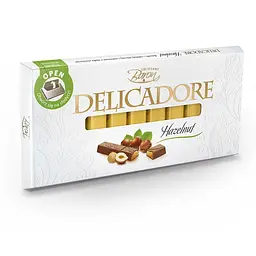 Шоколад молочний Delicadore Baron hazelnut 200 г.