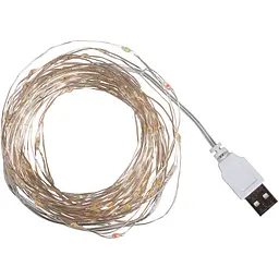 Електрогірлянда Yes! Fun нитка на мідному дроті 100 LED статична 10 м різнокольорова (975037) 