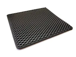 Коврик під кошачий туалет Евамур 30 x 30 см Чорний